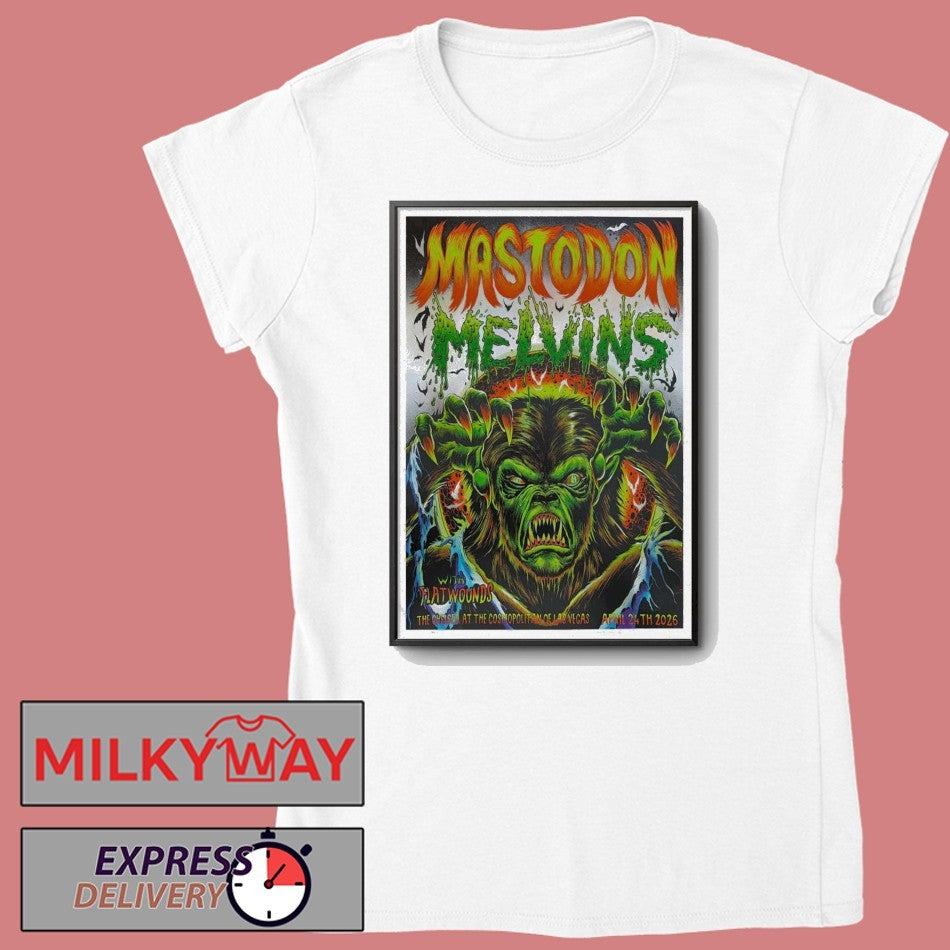 Poster Mastodon Las Vegas, NV Apr 24 2026 shirt