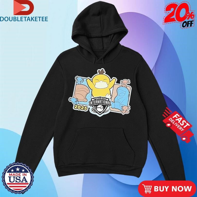 Official Psyduck Pokémon Europe International Championships 2025 Shirts