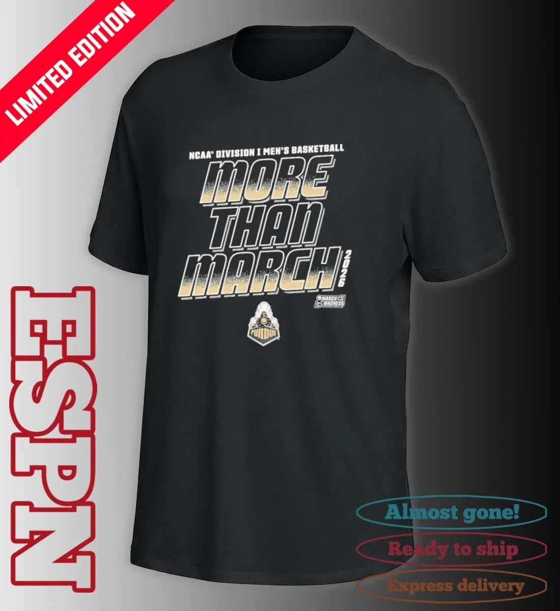 Official Purdue Boilermakers More Than March 2026 Ncaa Men’s Basketball Shirt