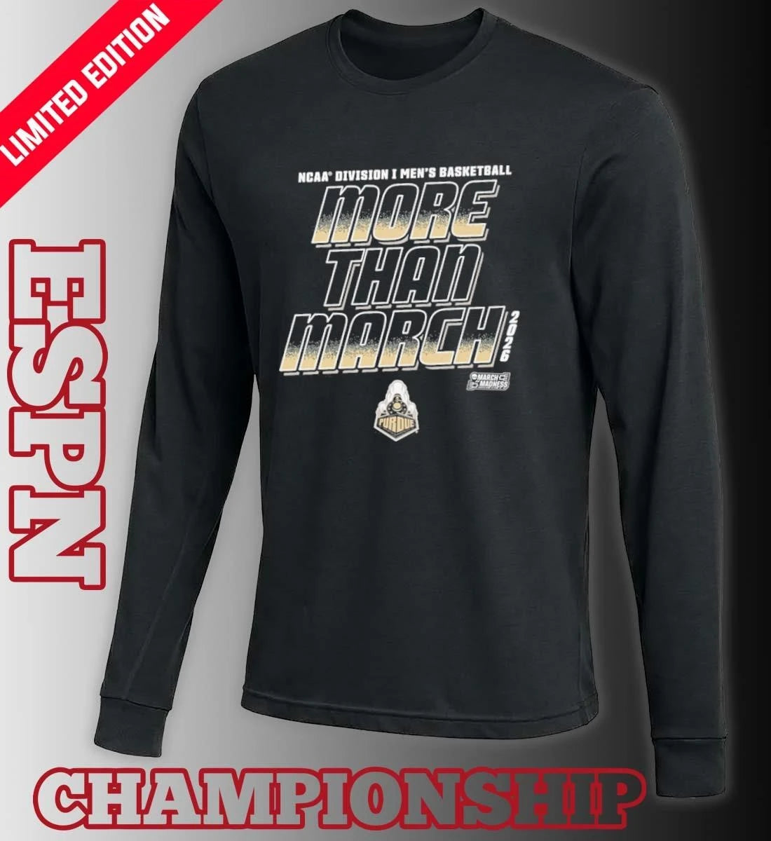 Official Purdue Boilermakers More Than March 2026 Ncaa Men’s Basketball Shirt