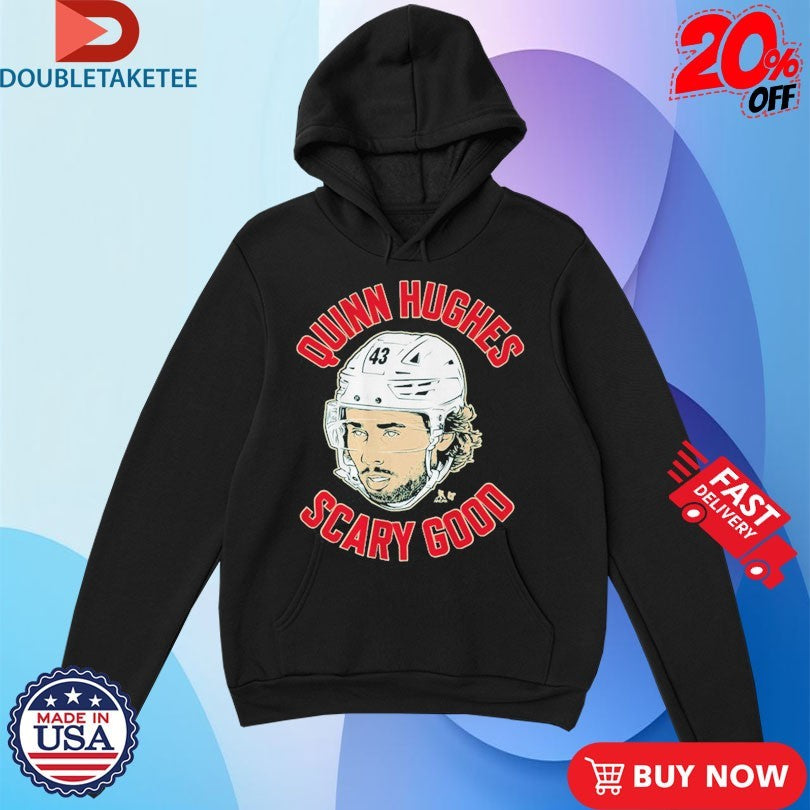 Official Quinn Hughes Scary Good Ghost Eyes Minnesota Wild Shirts