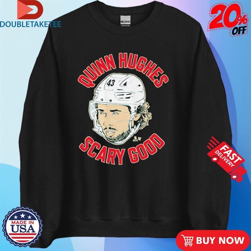 Official Quinn Hughes Scary Good Ghost Eyes Minnesota Wild Shirts