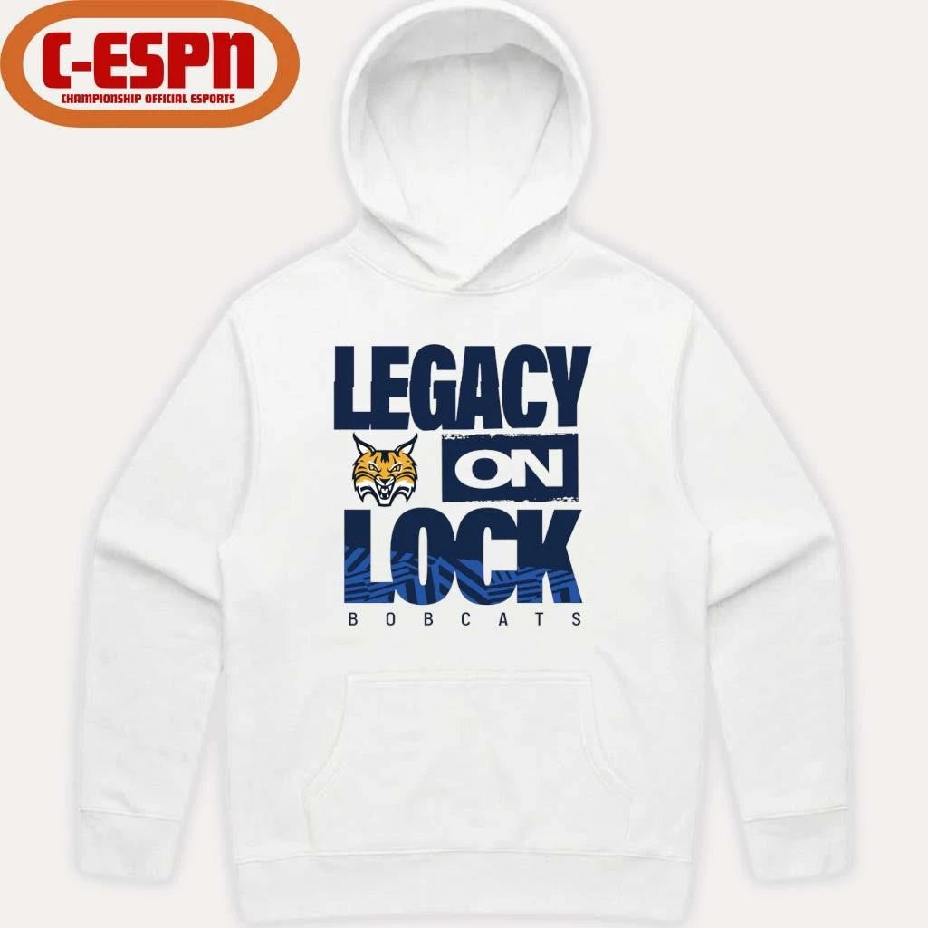 Official Quinnipiac Bobcats Basketball Legacy On Lock T-Shirt
