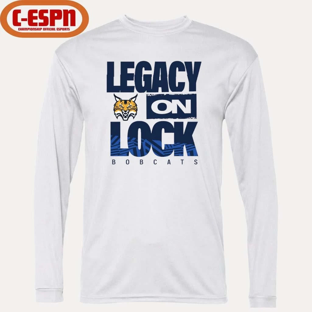 Official Quinnipiac Bobcats Basketball Legacy On Lock T-Shirt
