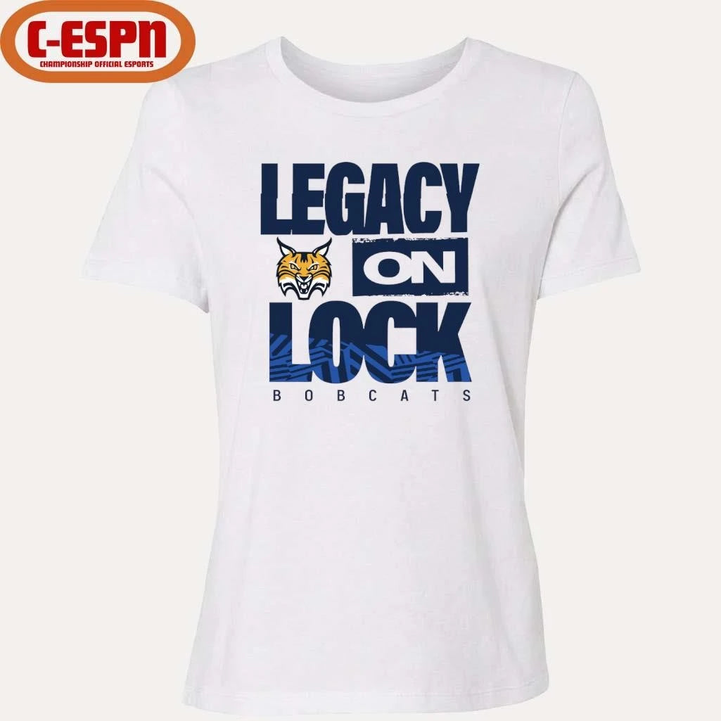 Official Quinnipiac Bobcats Basketball Legacy On Lock T-Shirt