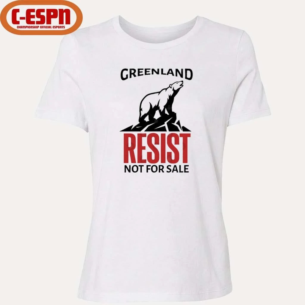 Official RESIST Greenland Not For Sale T-Shirt
