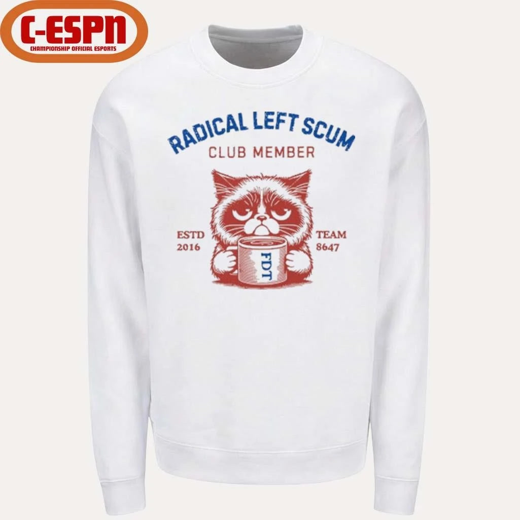 Official Radical Left Scum Club Member Anti Trump T-Shirt