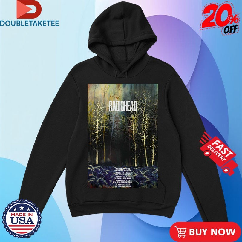 Official Radiohead 2025 Tour Shirts