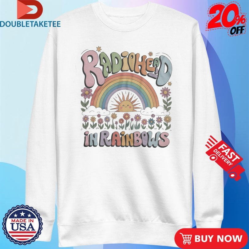 Official Radiohead In Rainbows Sun Shirts