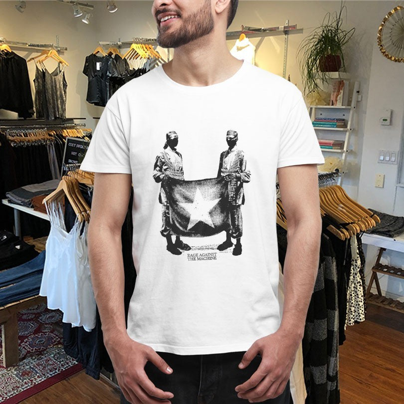 Official Rage Against The Machine Flagbearer Shirts