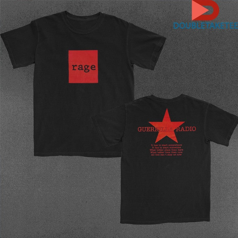 Official Rage Against The Machine Guerilla Radio Star Shirts