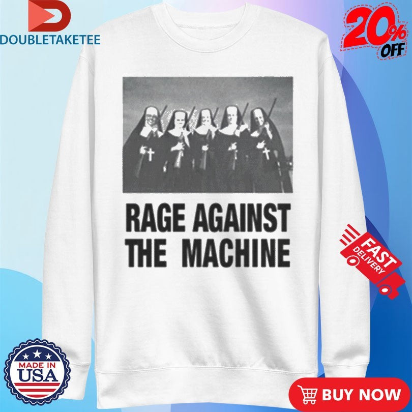 Official Rage Against The Machine Nuns And Guns Shirts
