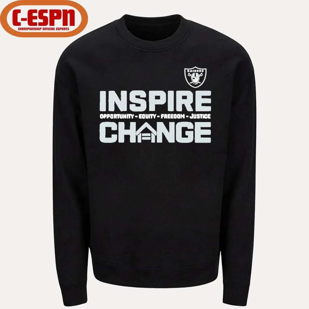 Official Raiders Pete Carroll Inspire Change Shirt