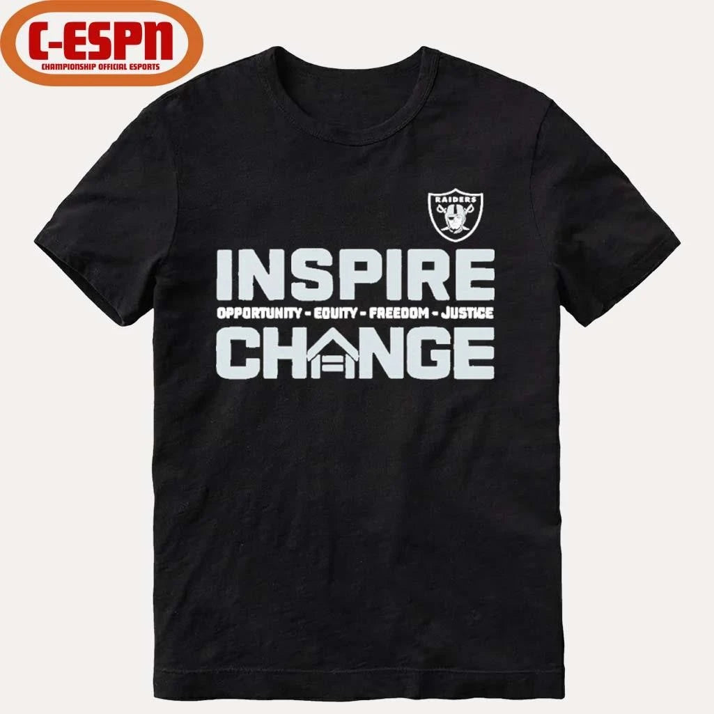 Official Raiders Pete Carroll Inspire Change Shirt