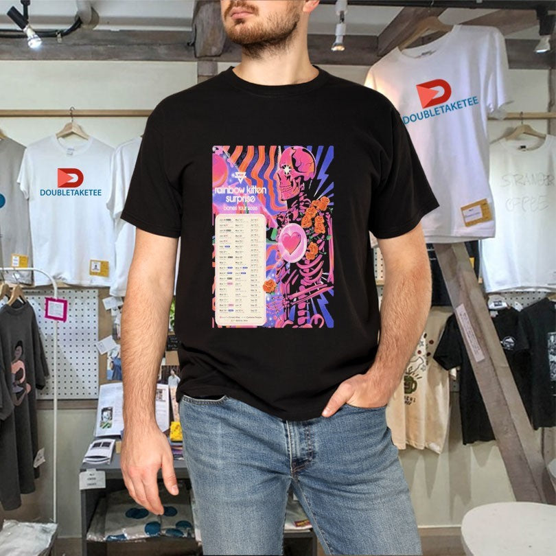 Official Rainbow Kitten Surprise Bones Tour 2026 Dates Skeleton Heart Shirts
