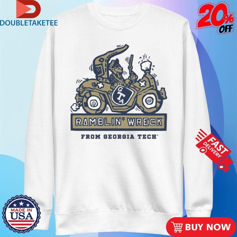Official Ramblin’ Wreck From Georgia Tech Yellow Jackets Shirts