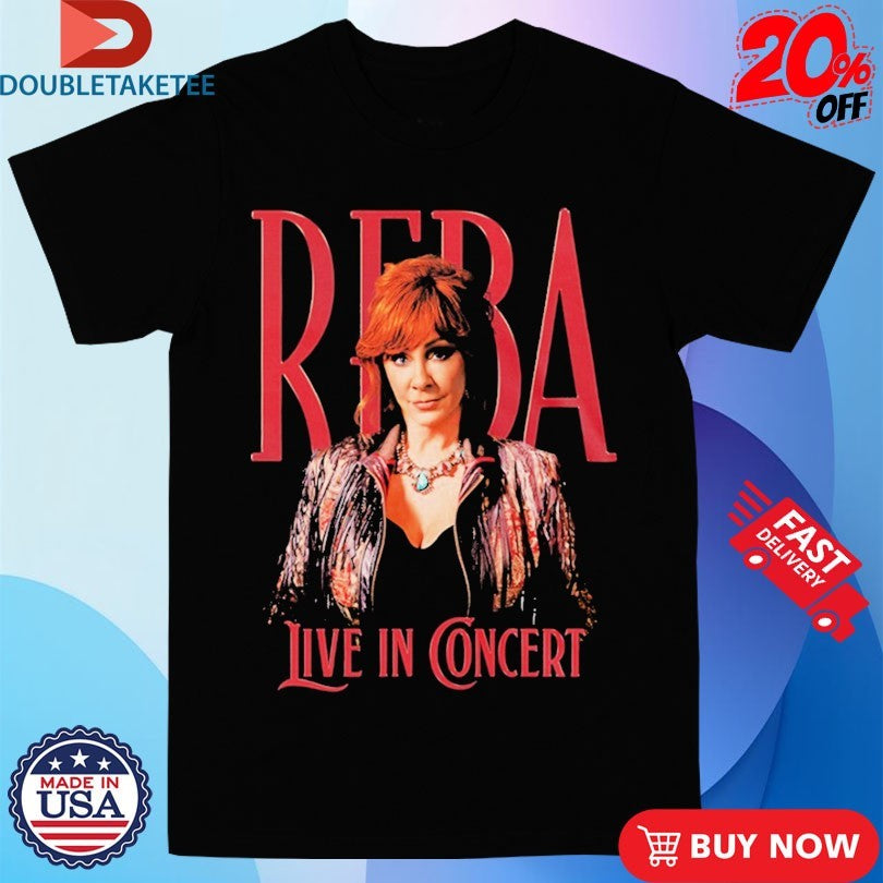 Official Reba Mcentire Live In Concert Photo Shirts