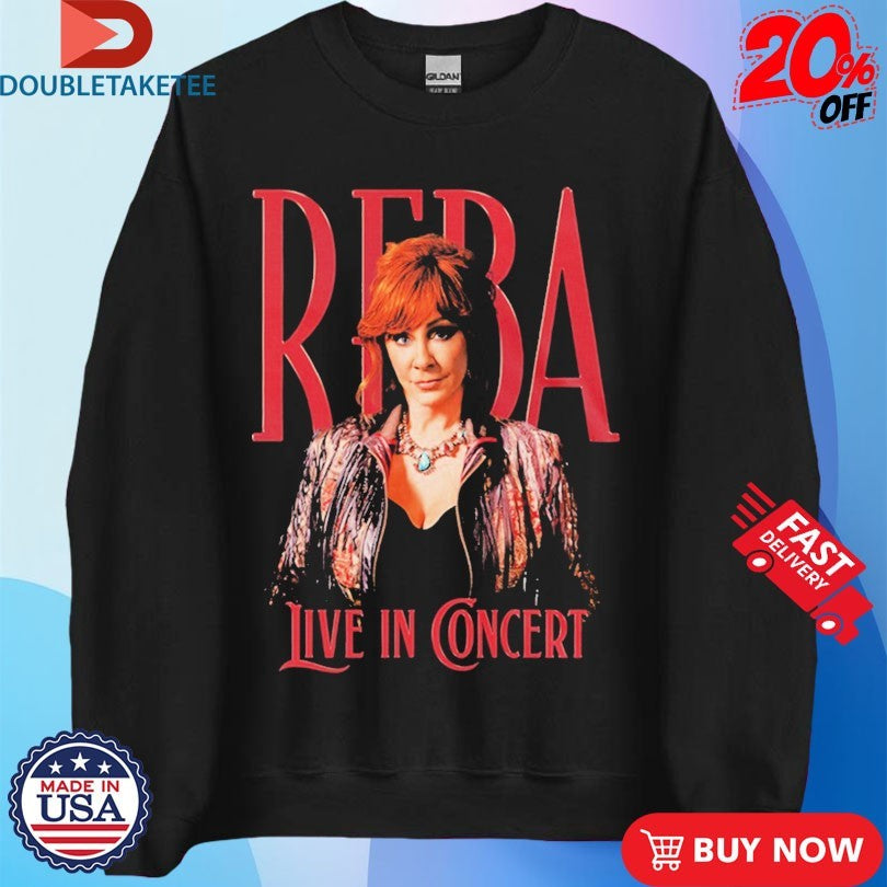 Official Reba Mcentire Live In Concert Photo Shirts