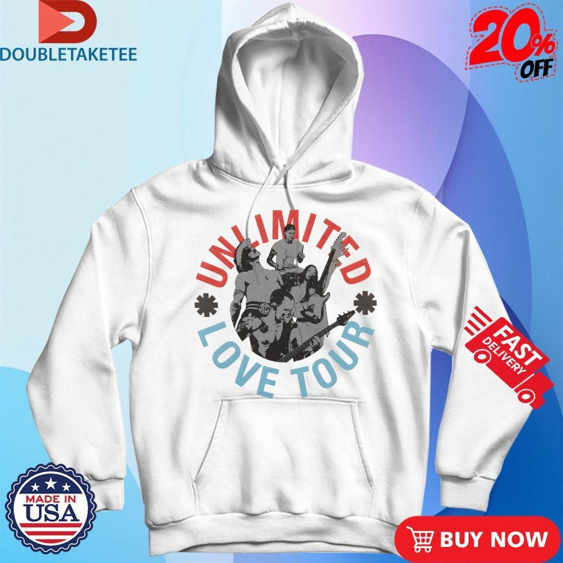 Official Red Hot Chili Peppers Unlimited Love World Tour Shirts