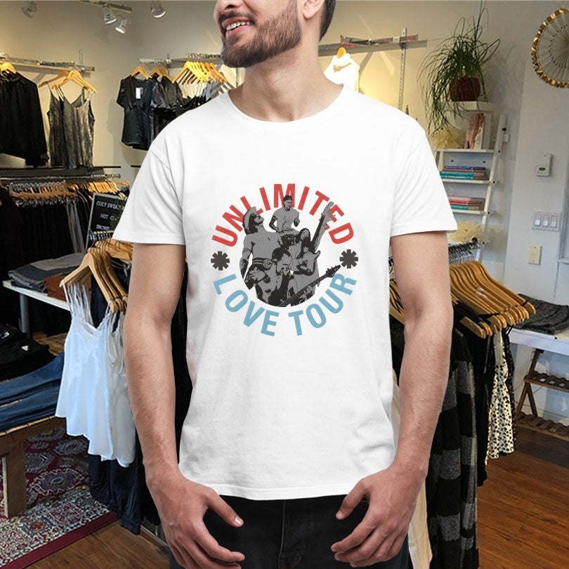 Official Red Hot Chili Peppers Unlimited Love World Tour Shirts