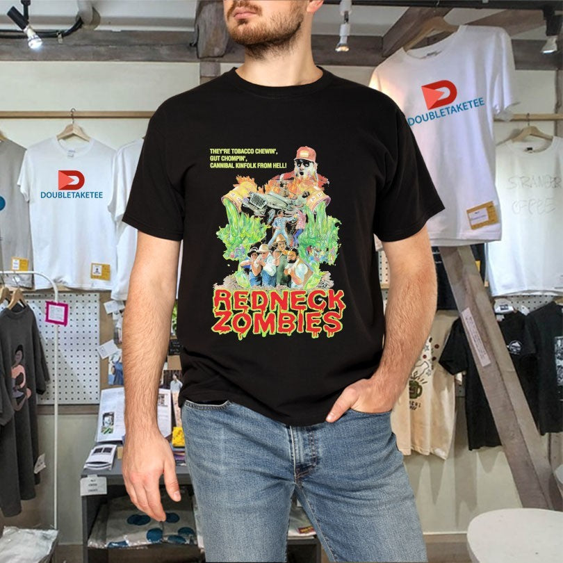 Official Redneck Zombies They’re Tobacco Chewin’ Gut Chompin’ Cannibal Kinfolk From Hell Shirts