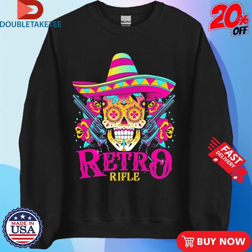 Official Retro Rifle Cinco Skull Shirts