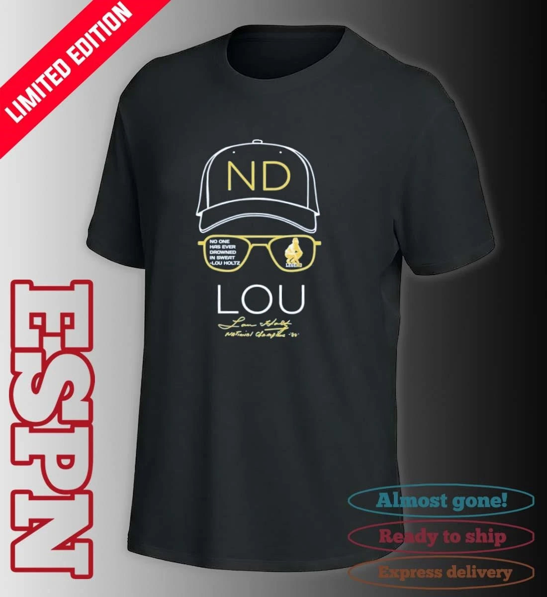 Official Rip Legendary coach Lou Holtz Shirt