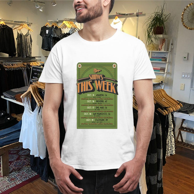 Official Ripe Shows This Week October 2025 Tour Shirts