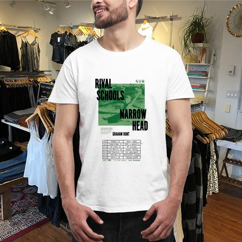 Official Rival Schools Narrow Head Fall Tour 2025 Shirts
