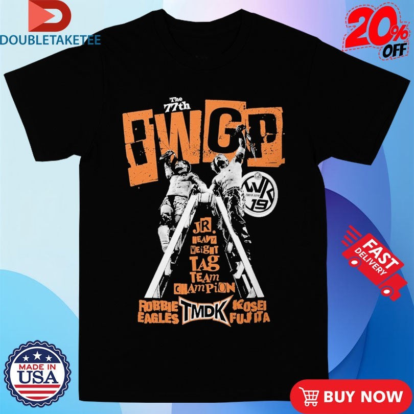 Official Robbie &amp; Fujita The 77th Champions Shirts