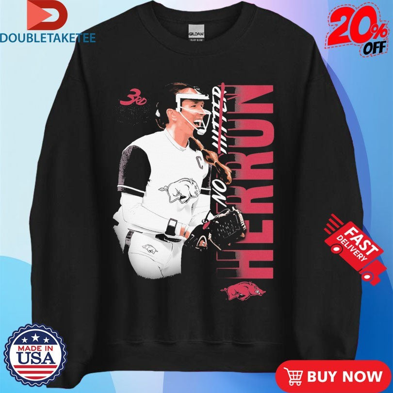 Official Robyn Herron 3rd No Hitter Arkansas Razorbacks Shirts