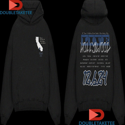 Official Roddy Ricch Antisocial Anniversary Show 2024 Shirts