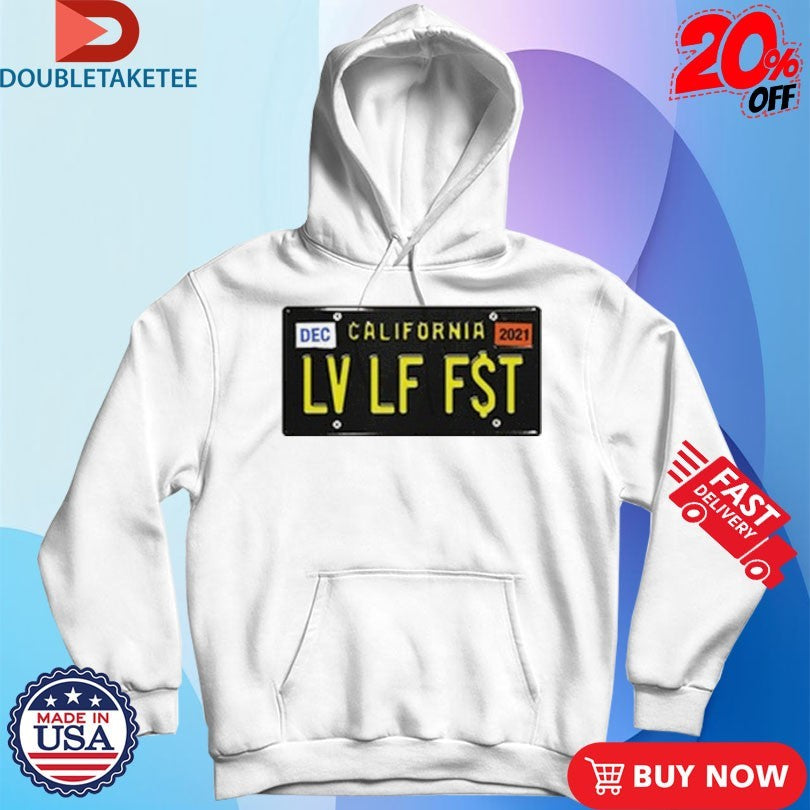 Official Roddy Ricch Live Life Fast LLF California License Shirts