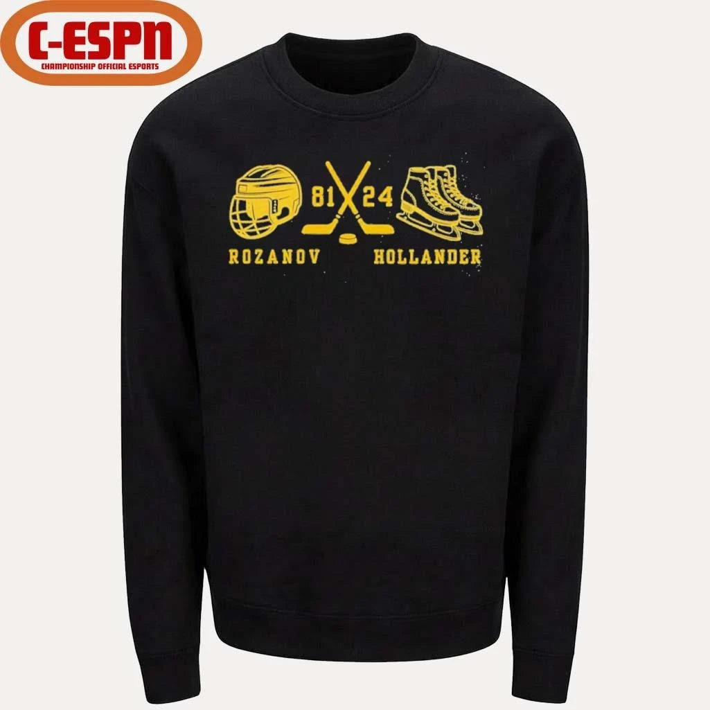 Official Rozanov And Hollander Boston Raiders Hockey Shirt