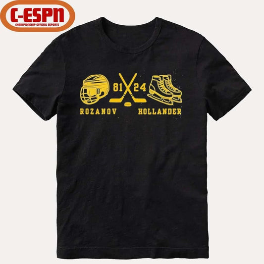 Official Rozanov And Hollander Boston Raiders Hockey Shirt