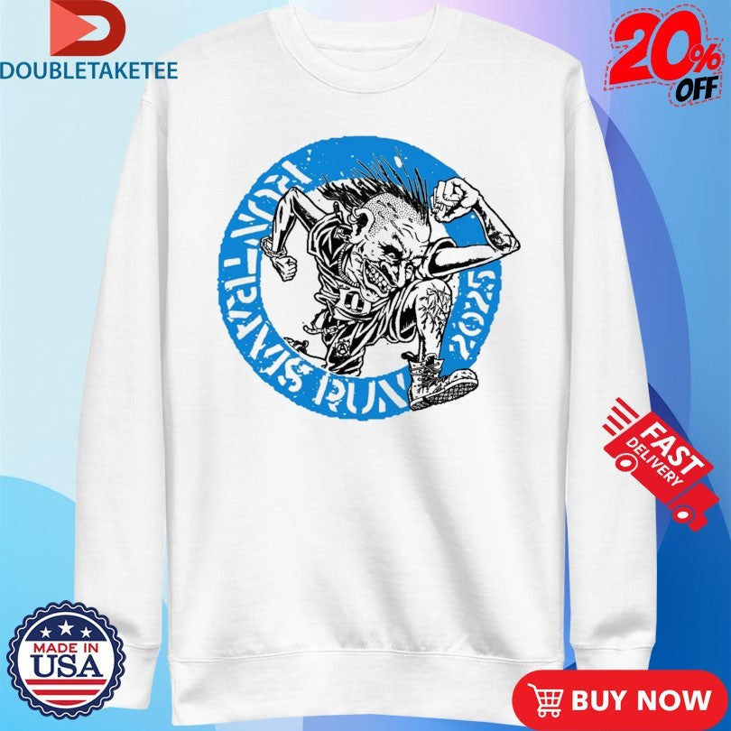 Official Run Travis Run Punk Circle Logo Shirts