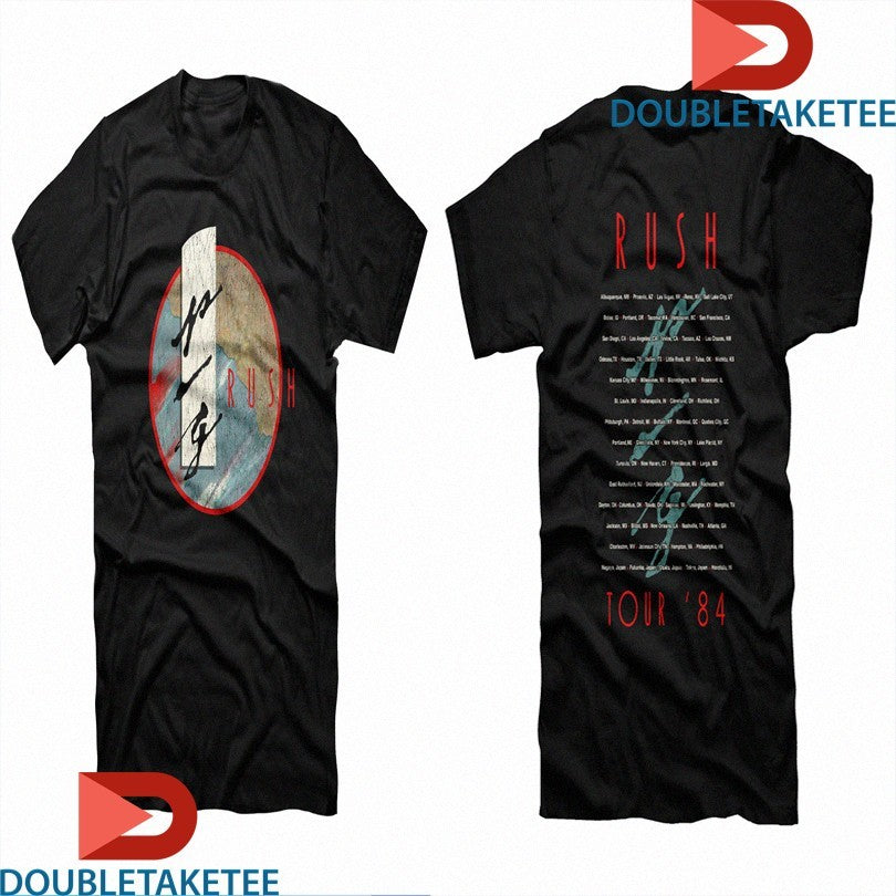 Official Rush Grace Tour 1984 Shirts