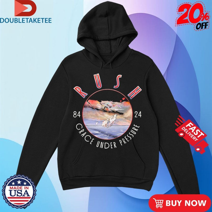 Official Rush Grace Under Pressure 40 1984 2024 Shirts