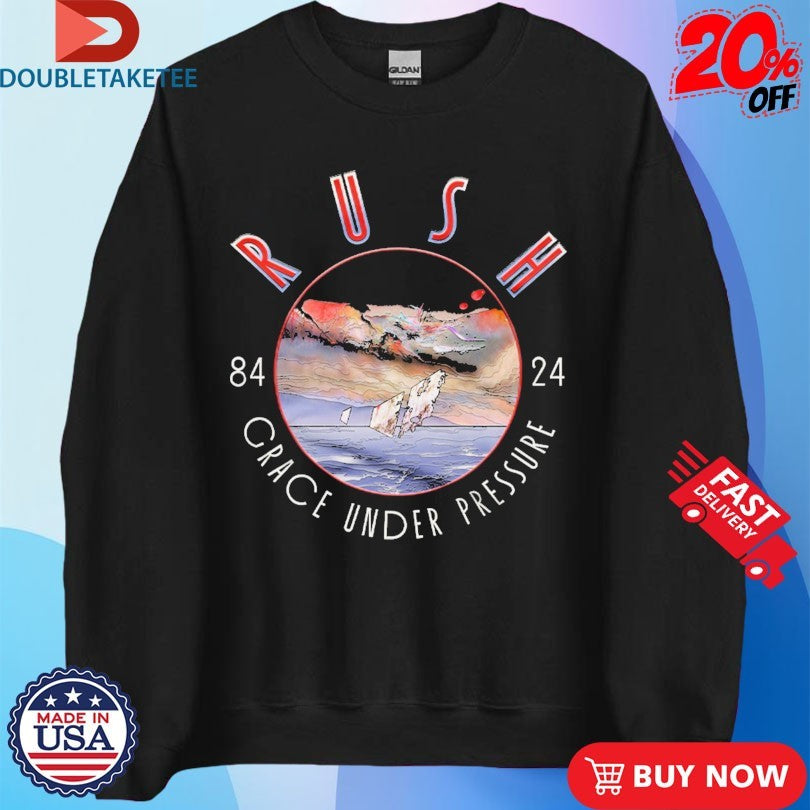 Official Rush Grace Under Pressure 40 1984 2024 Shirts