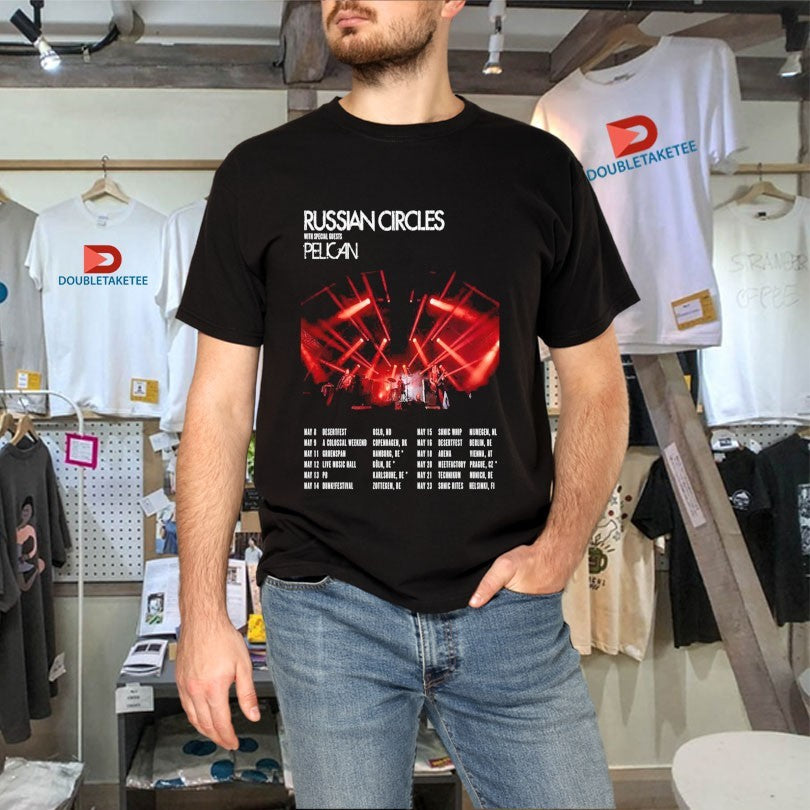 Official Russian Circles And Pelican May Tour 2026 Shirtss