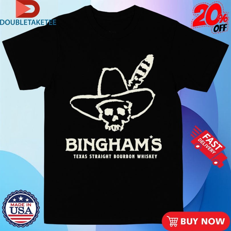 Ryan Bingham Texas Straight Bourbon Whiskey Skull Logo Shirts