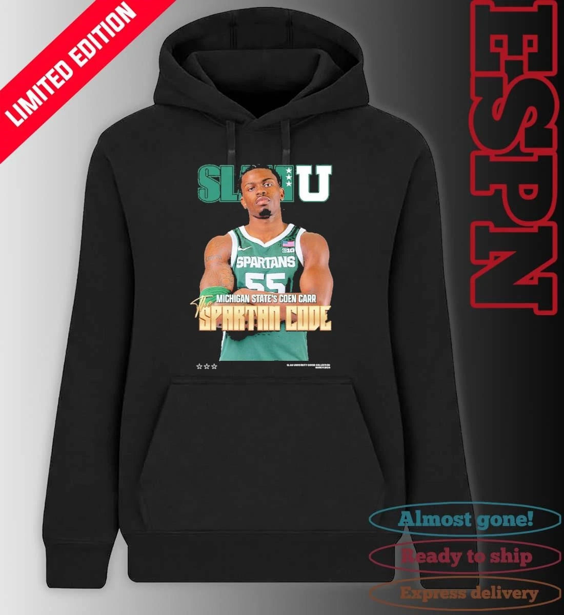 Official SLAM Coen Carr The Spartan Code Shirt