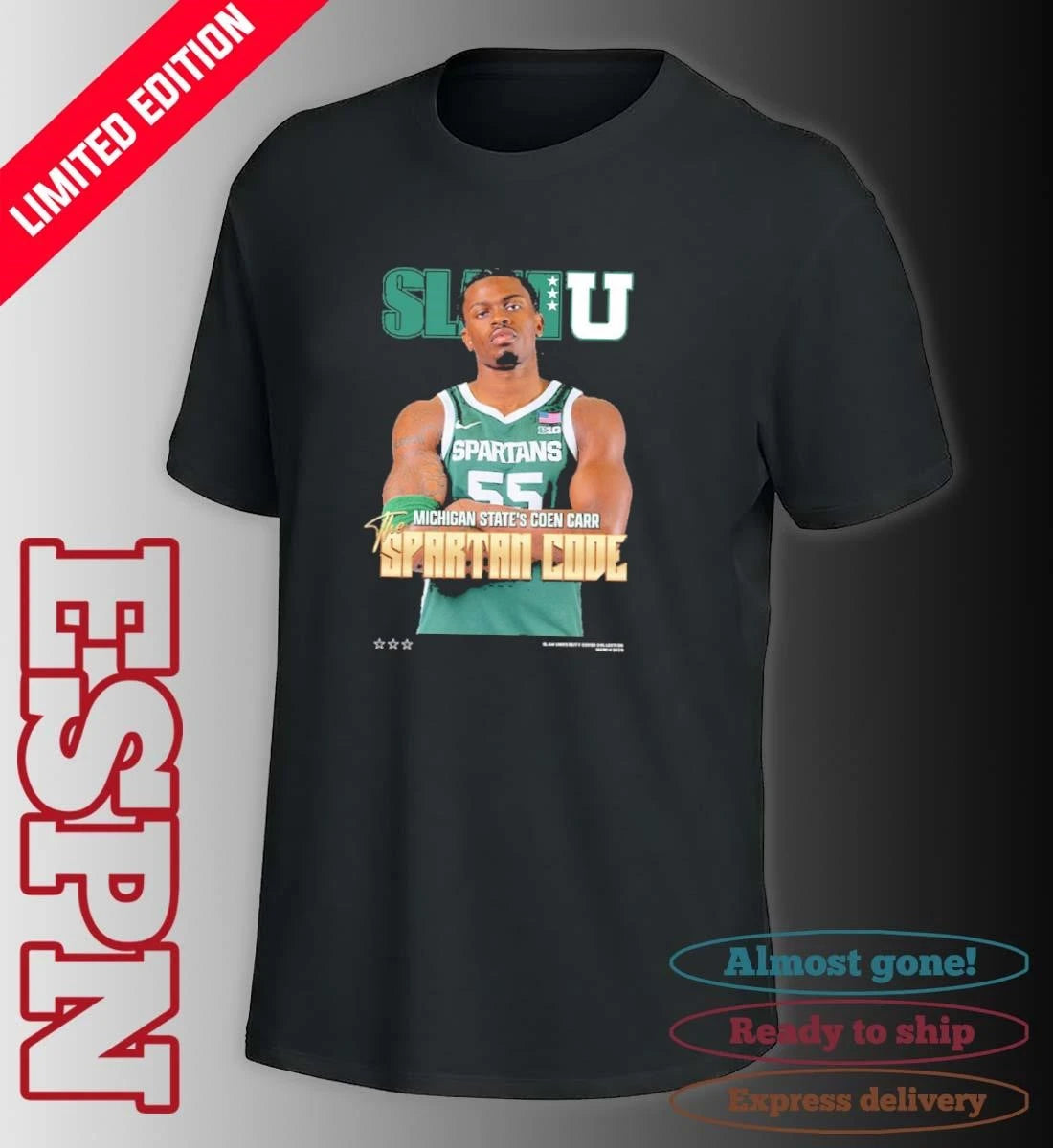 Official SLAM Coen Carr The Spartan Code Shirt