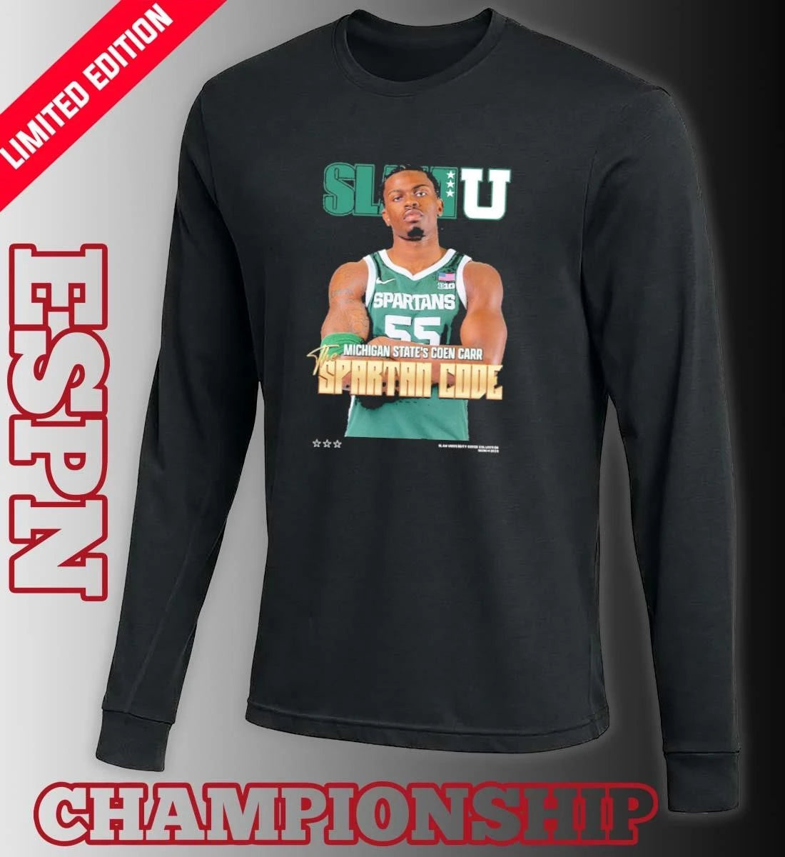 Official SLAM Coen Carr The Spartan Code Shirt
