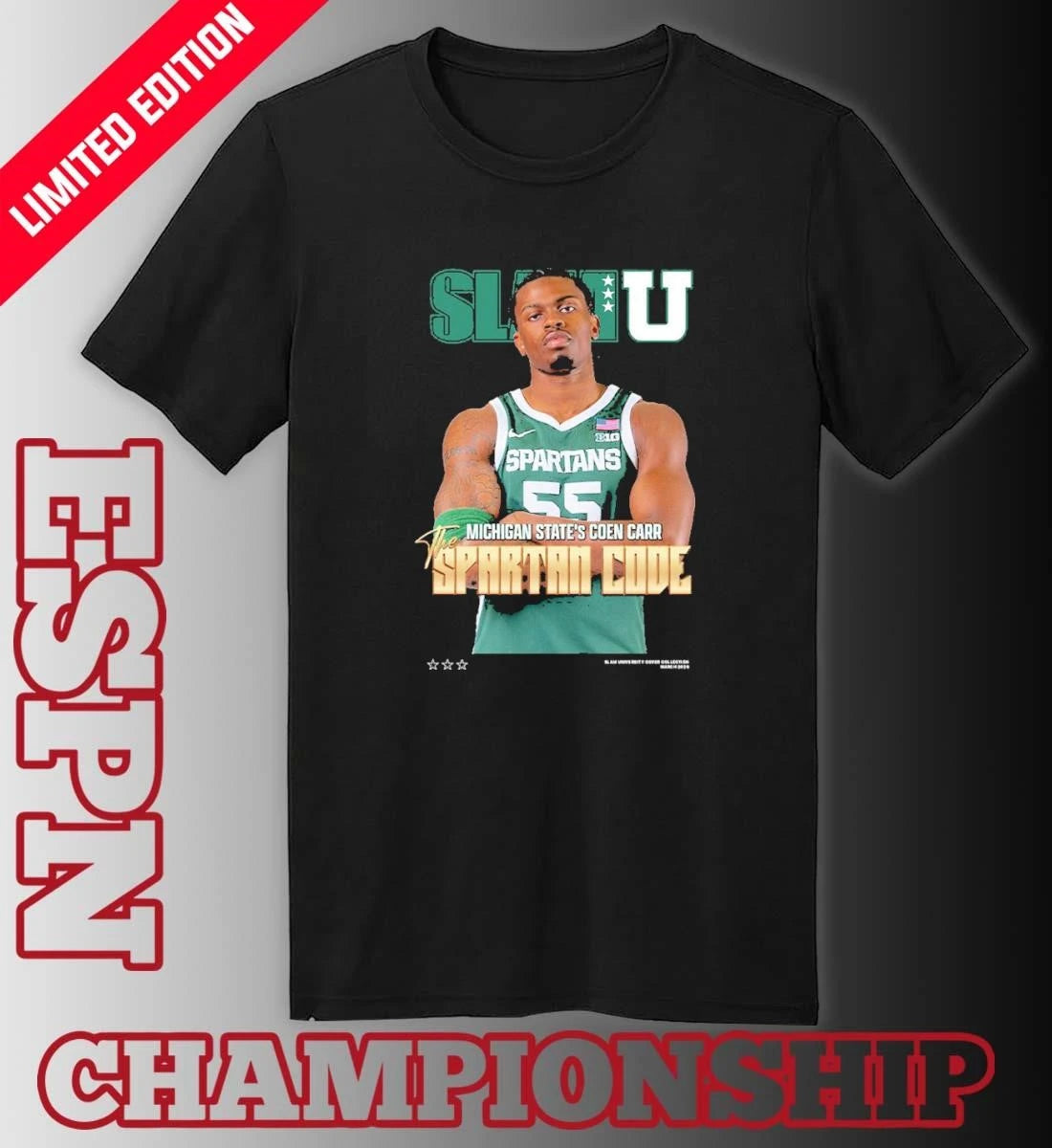 Official SLAM Coen Carr The Spartan Code Shirt