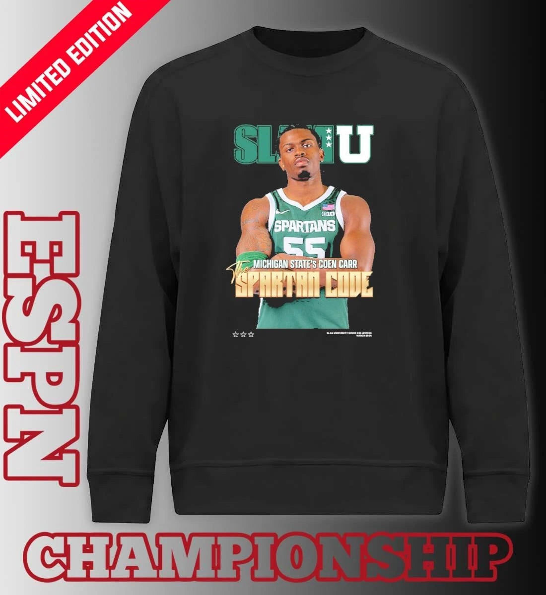 Official SLAM Coen Carr The Spartan Code Shirt