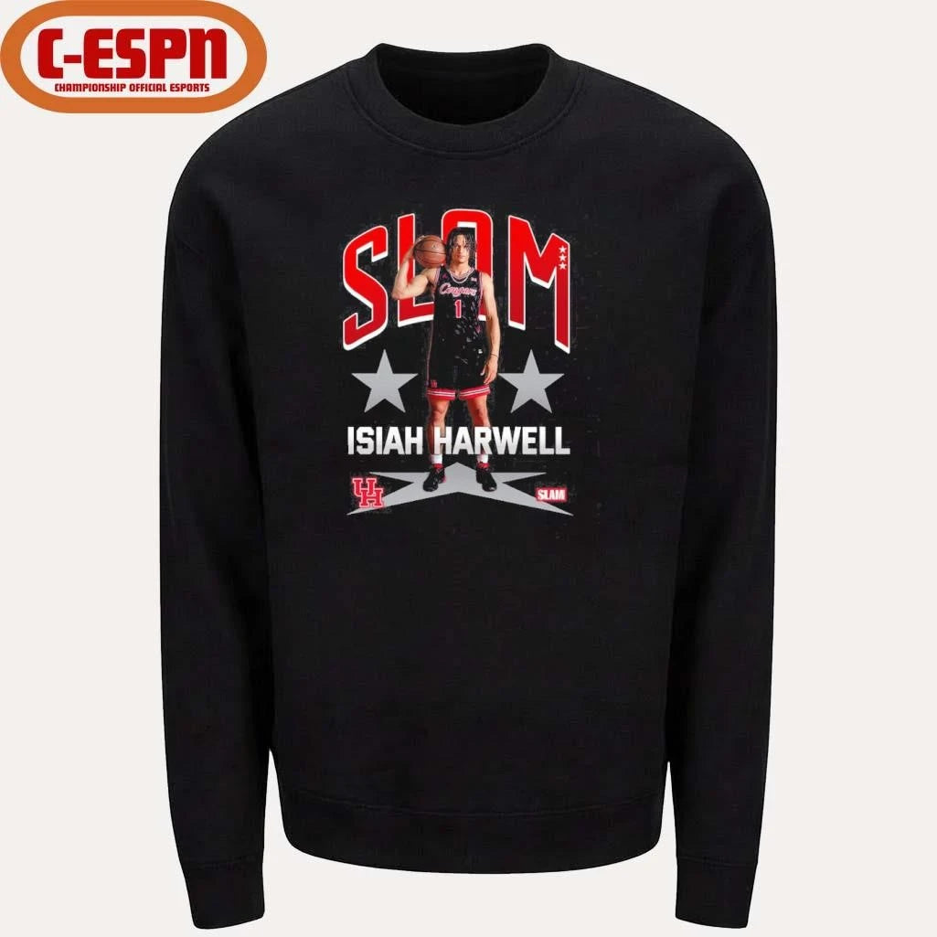 Official SLAM Houston Men’s Basketball Isiah Harwell Remix Shirt
