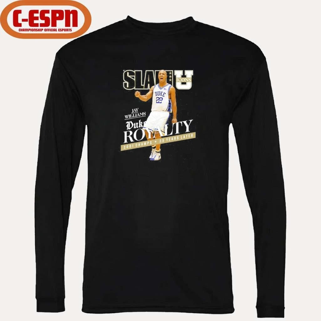 Official SLAM Jay Williams Duke Royalty Shirt