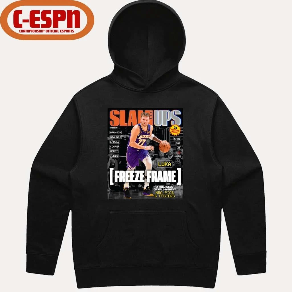 Official SLAMUPs – Luka Doncic Magazine Shirt