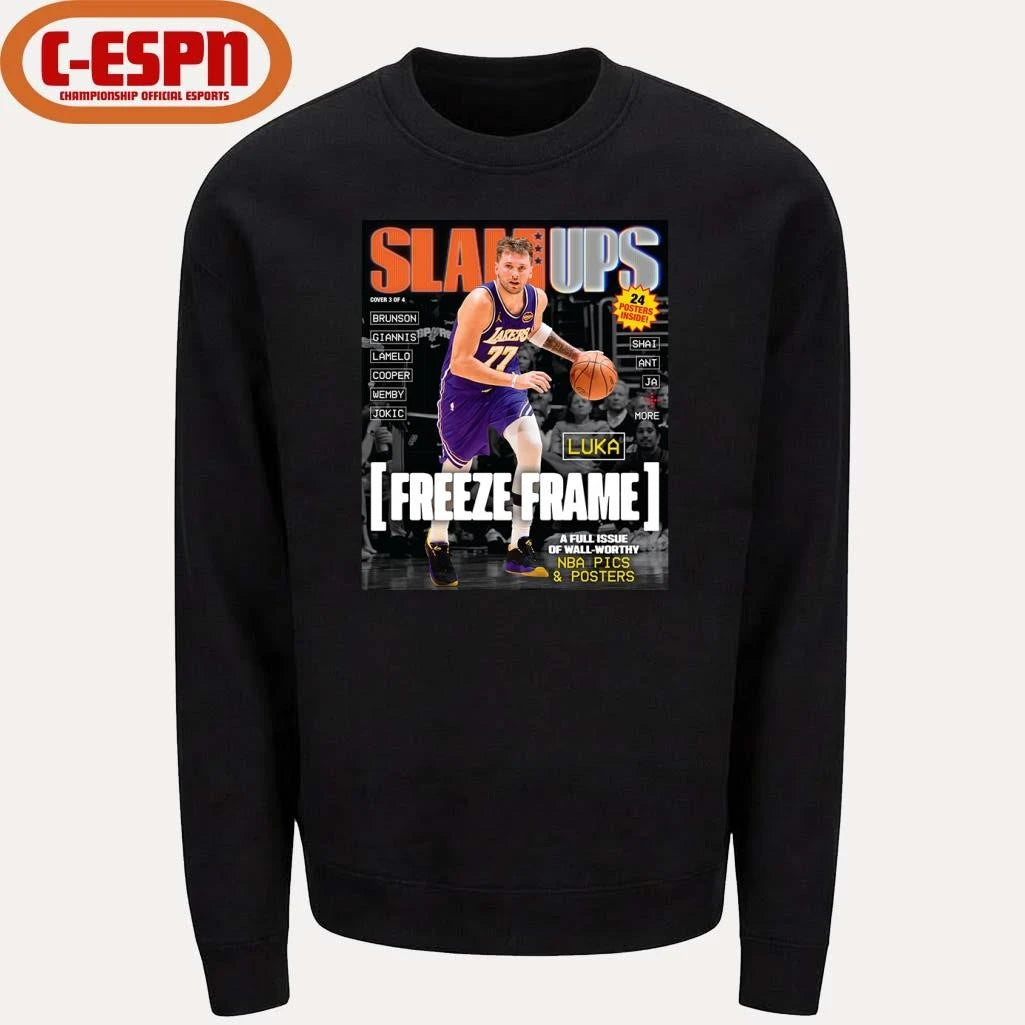 Official SLAMUPs – Luka Doncic Magazine Shirt